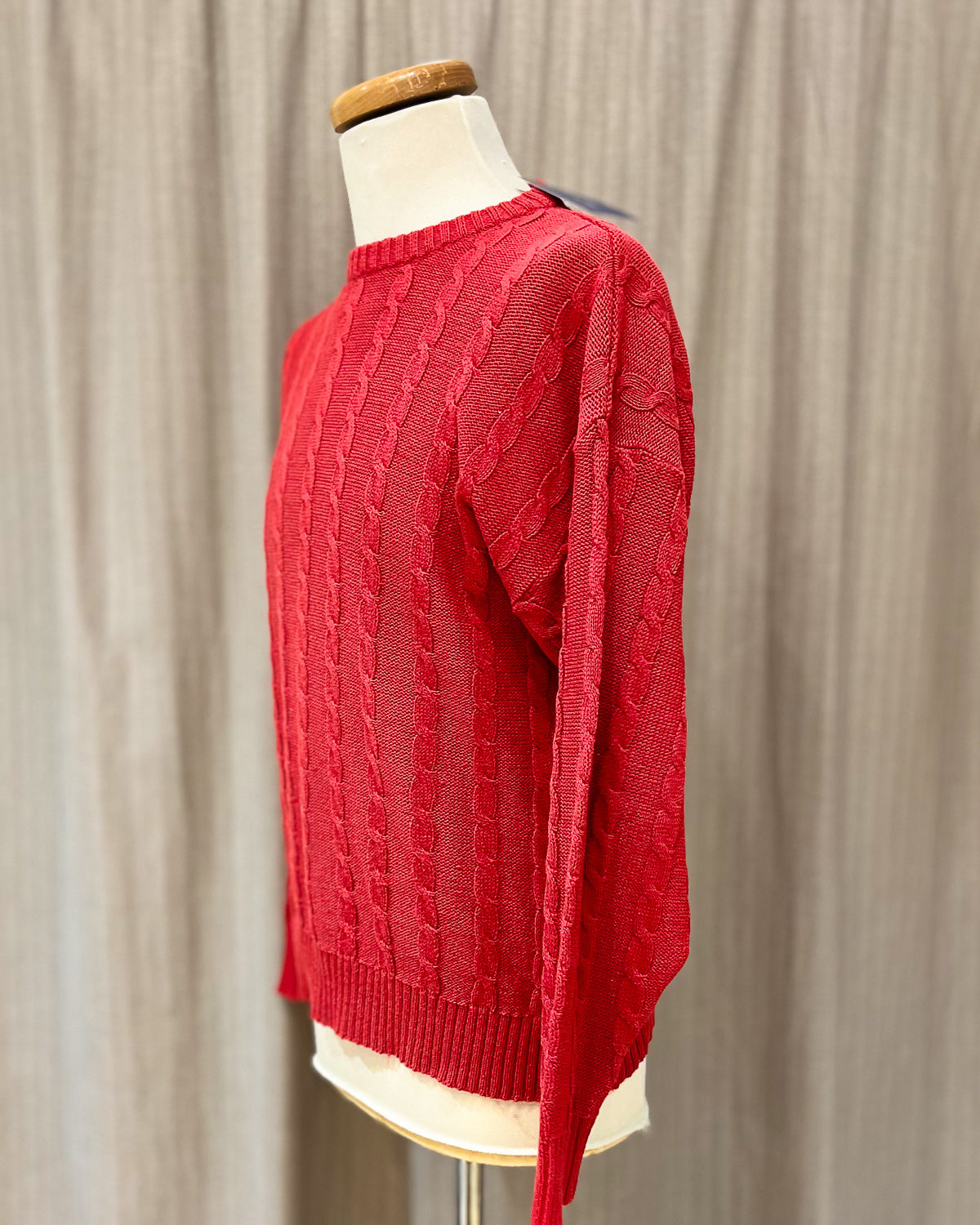 Maglione A Trecce Vintage - L