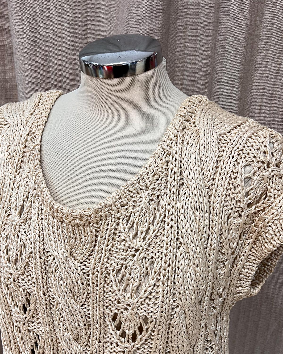 Maglione Lungo Traforato - L/XL