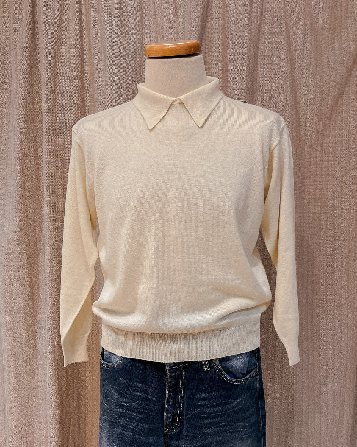 Maglione Vintage Con Colletto - M