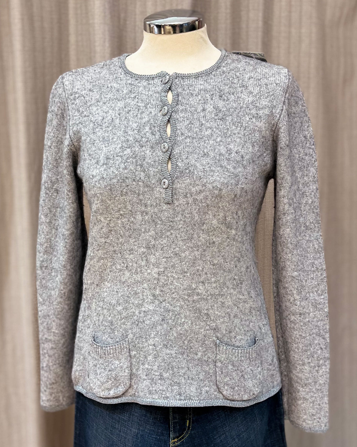 Maglione Misto Lana e Cachmere - S