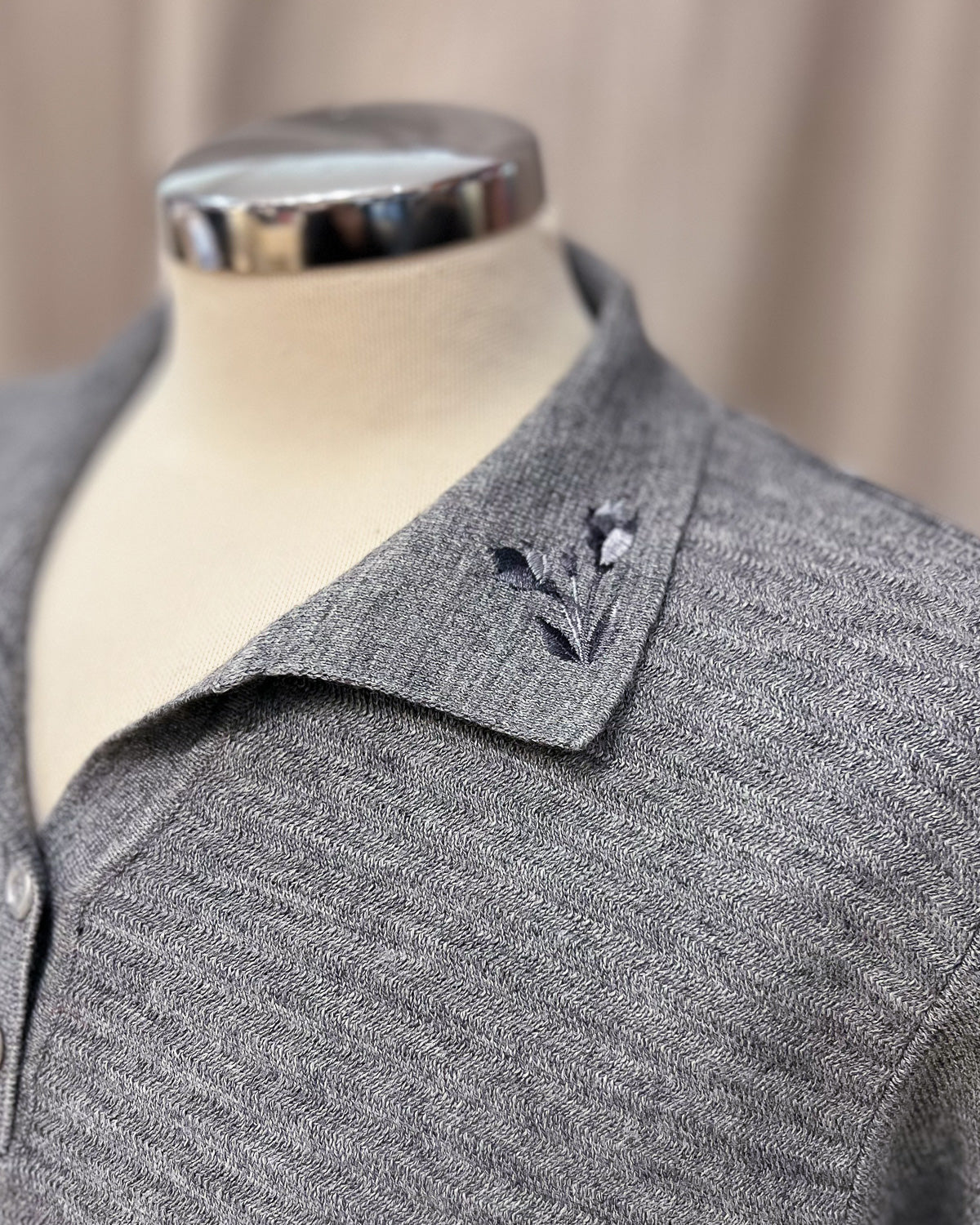 Maglione Misto Lana Con Ricamo - M