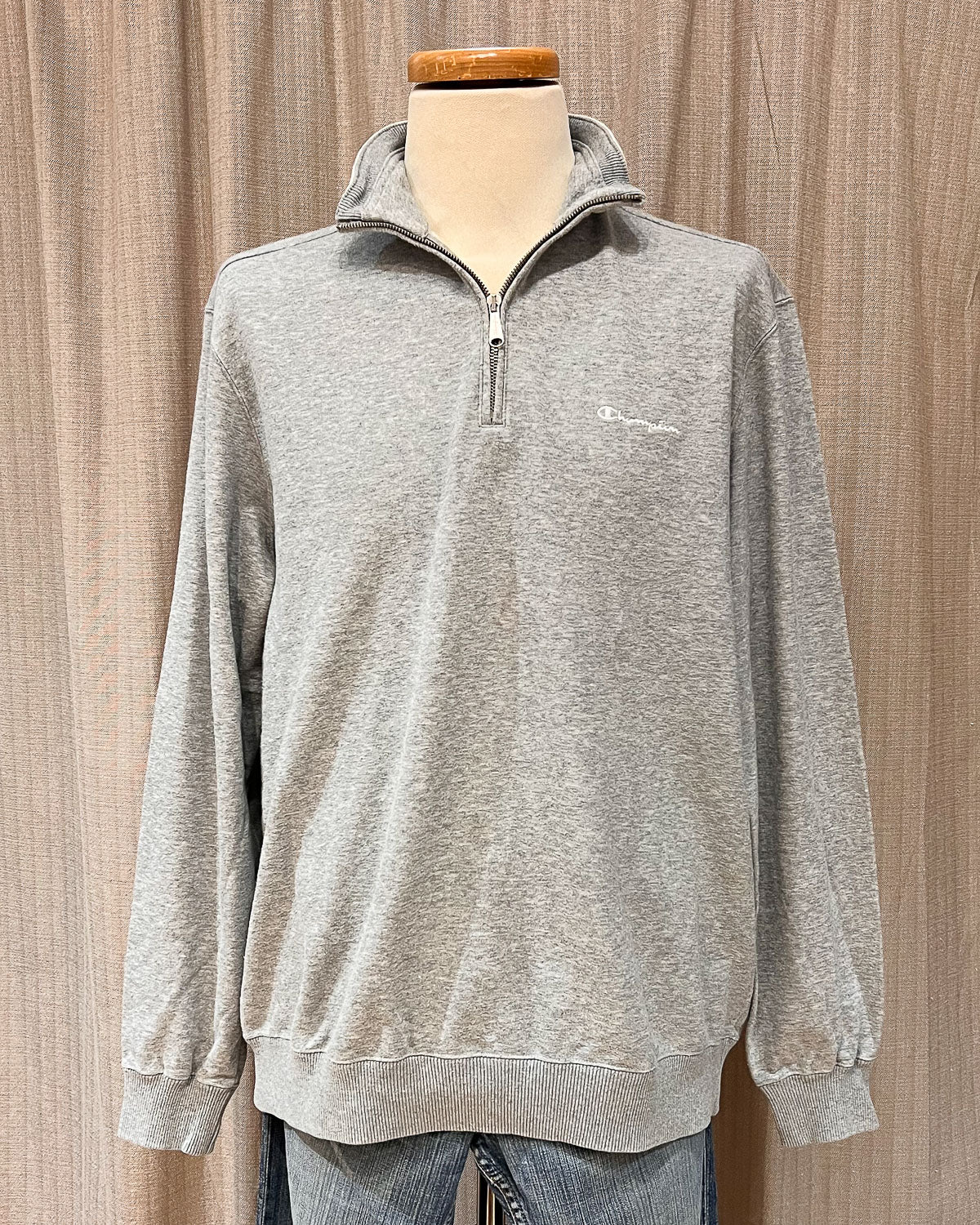 Champion - Felpa Quarter Zip - XXL