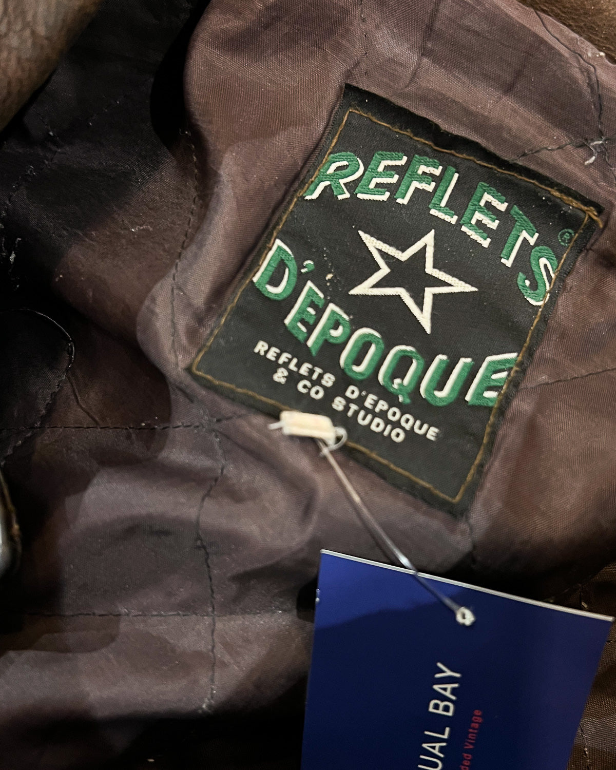 Giaccone In Pelle Con Chiusura Doppiopetto - XL