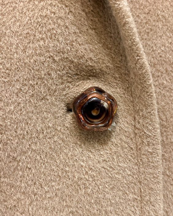 Cappotto Vintage Con Bottoni Gioiello - L