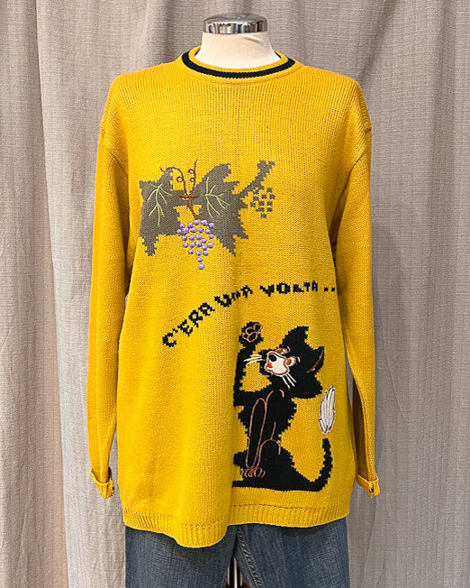Maglione Con Ricamo Simpatico - XL