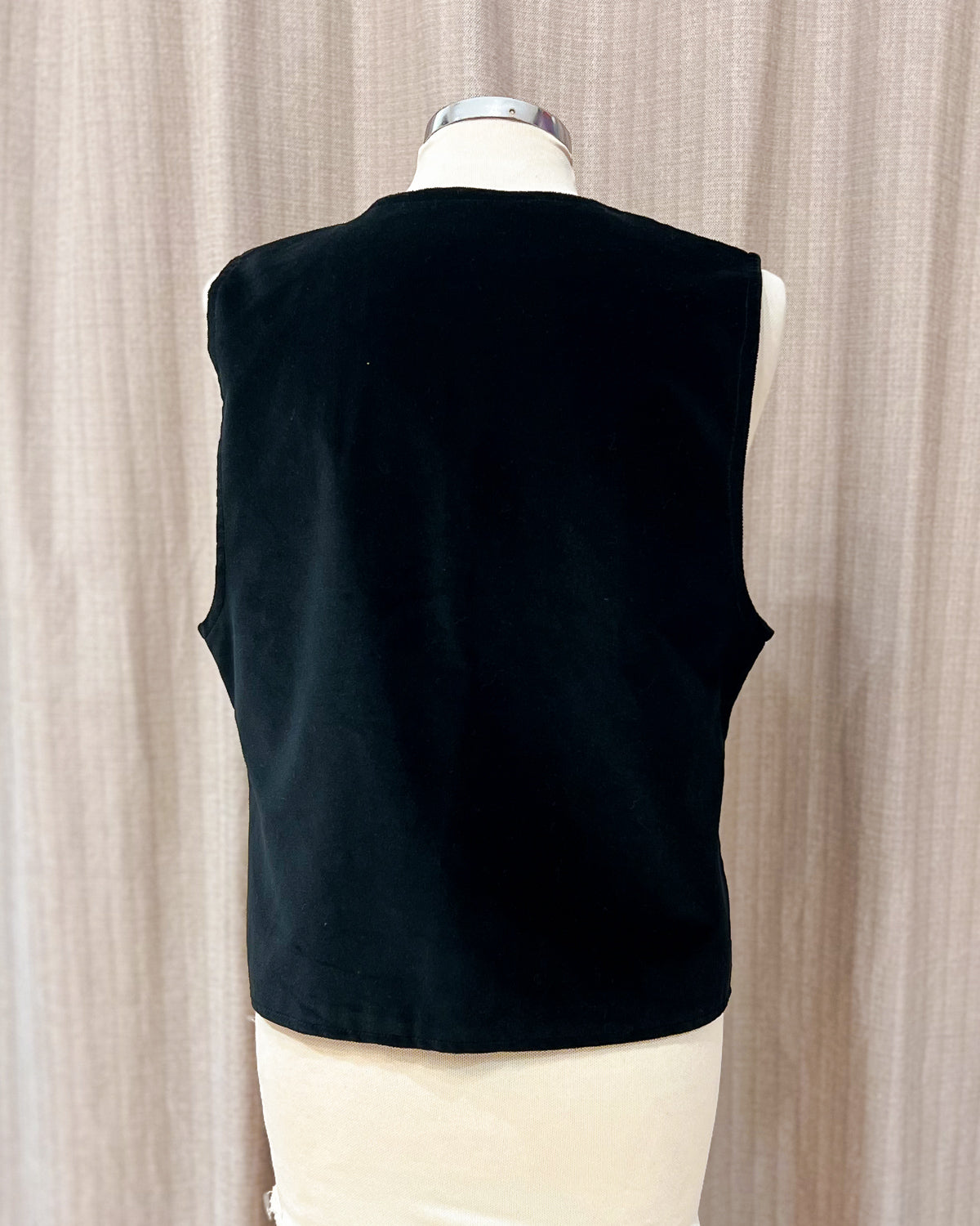 Gilet In Velluto Con Applicazioni  M