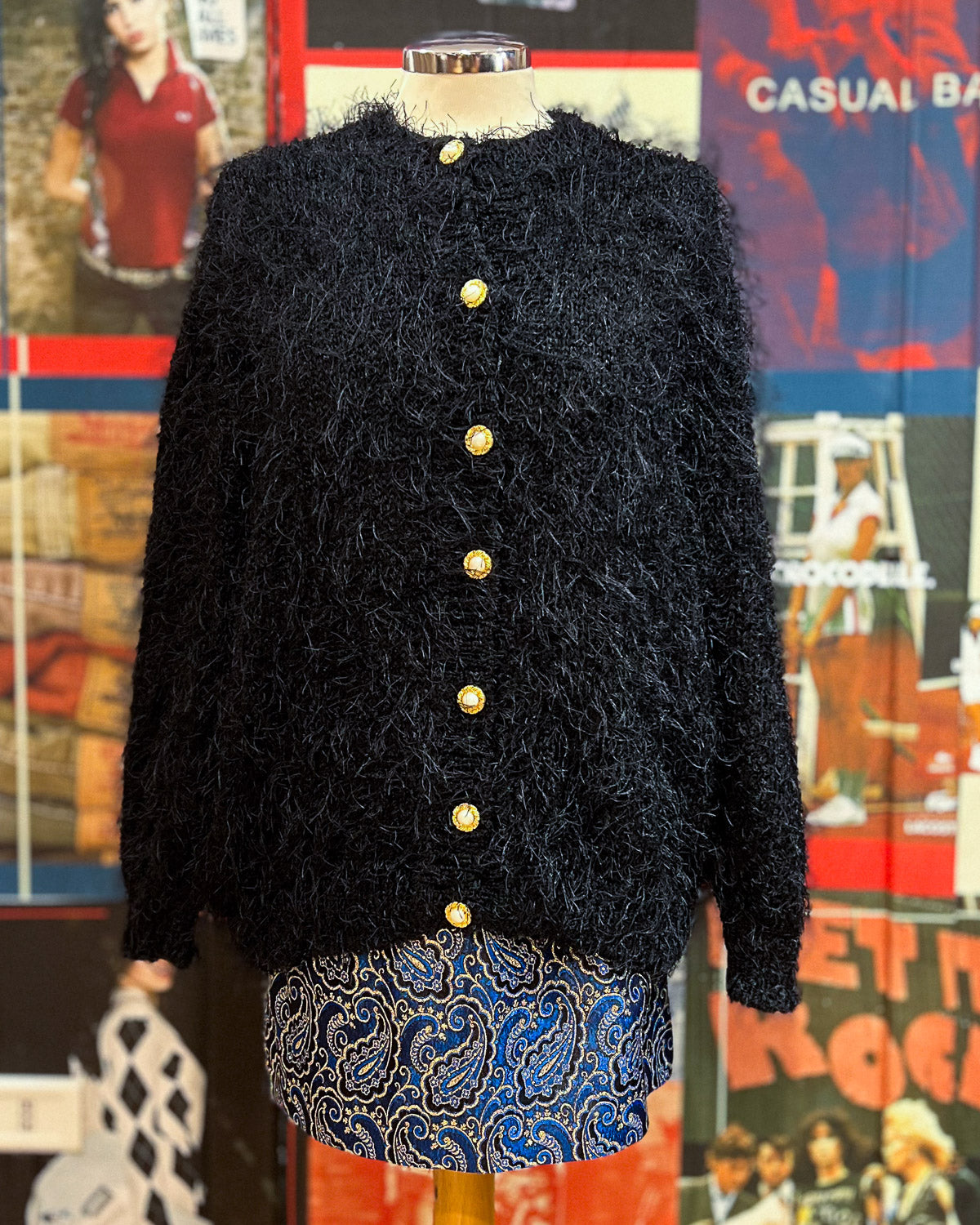 Cardigan Con Bottoni Gioiello  S