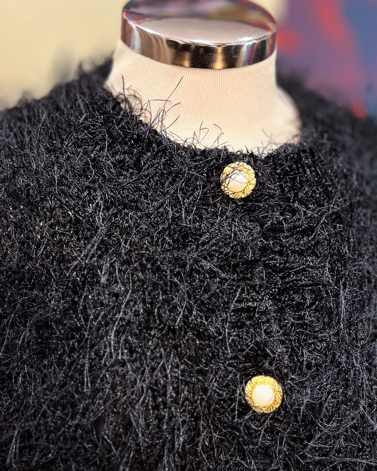 Cardigan Con Bottoni Gioiello  S