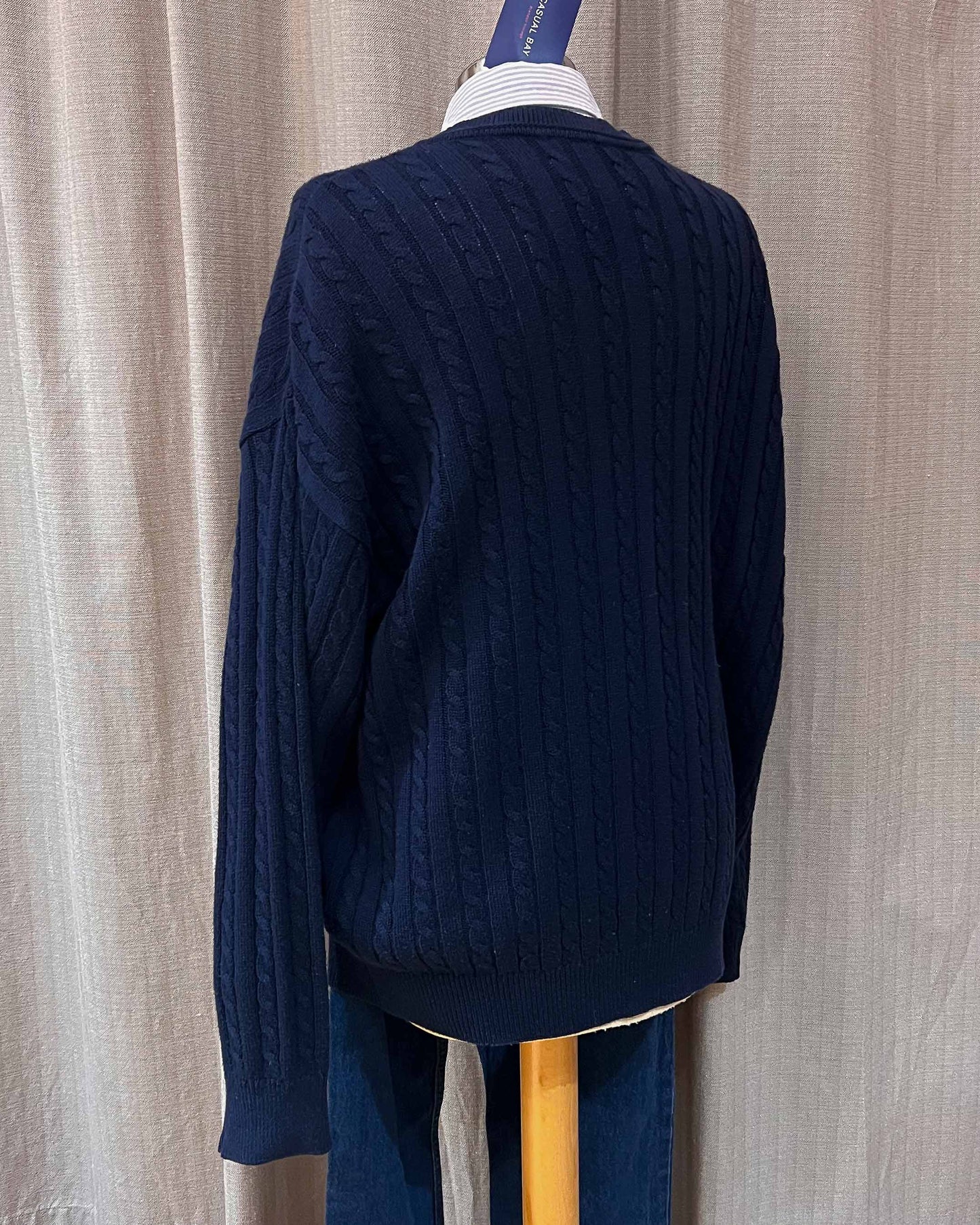 Cardigan A Trecce Vintage - XL