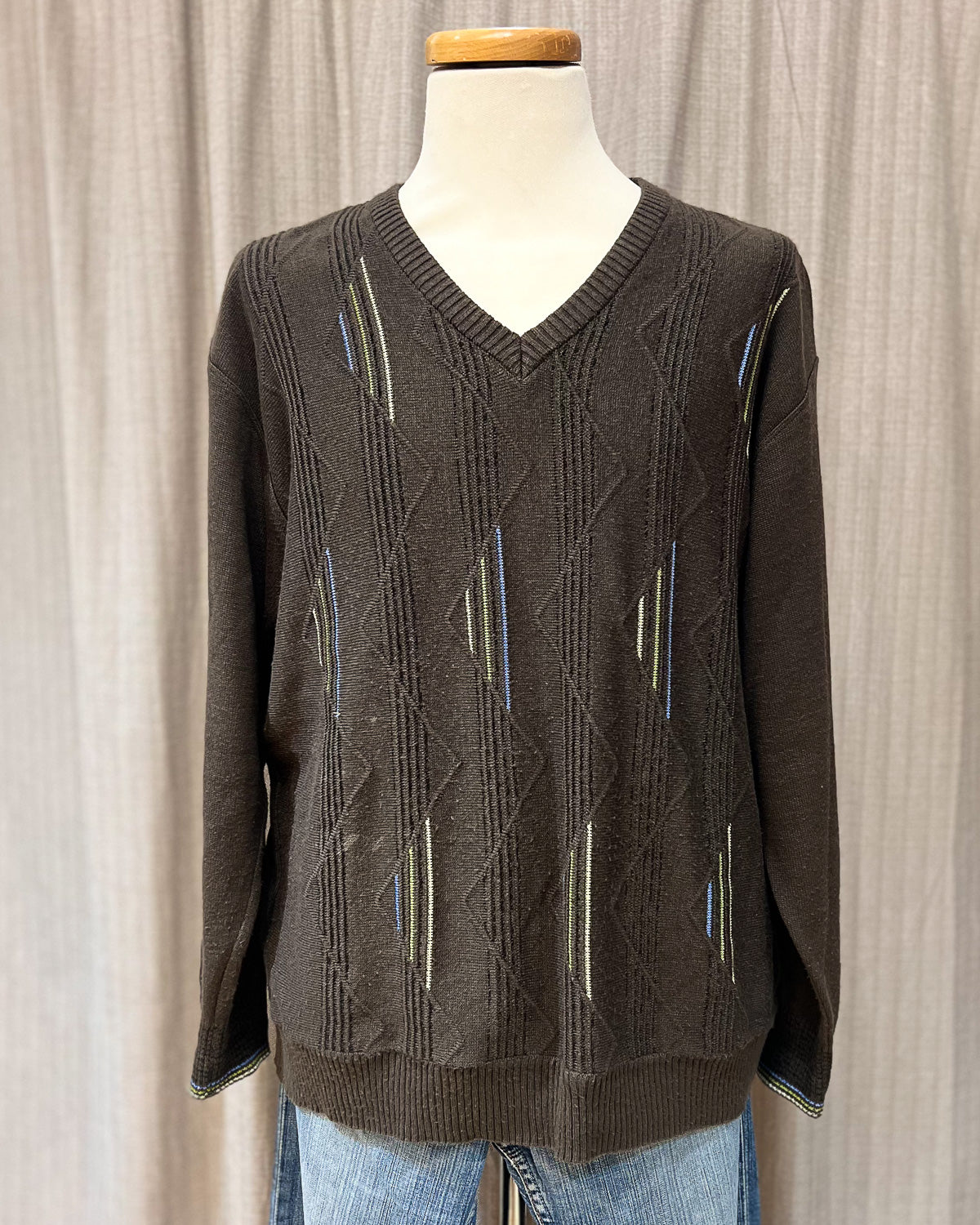 Maglione Vintage A Rombi - L