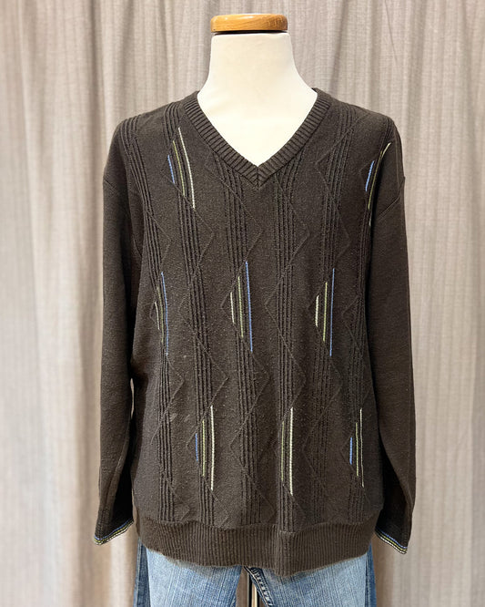 Maglione Vintage A Rombi - L
