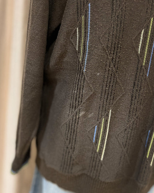 Maglione Vintage A Rombi - L