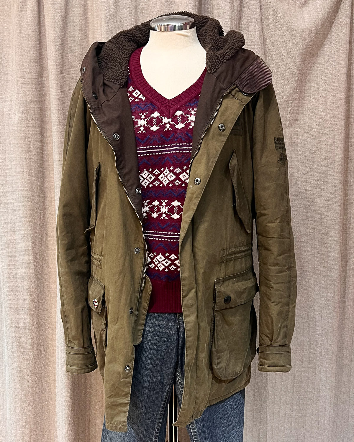 Barbour Reiver Steve McQueen Parka - M