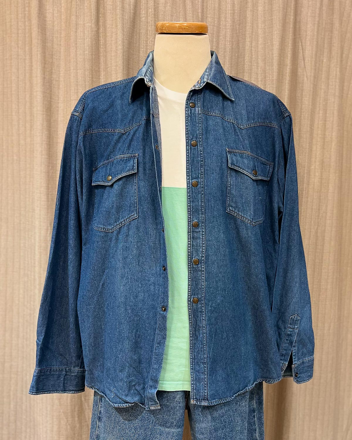 Camicia Di Jeans Vintage  XL