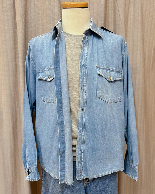 Camicia In Denim Oversize  XL