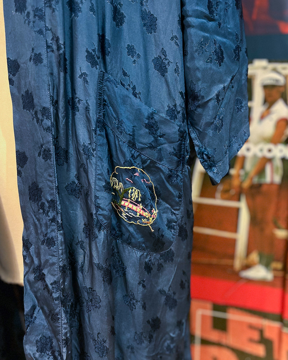 Kimono Con Ricamo Vintage - U