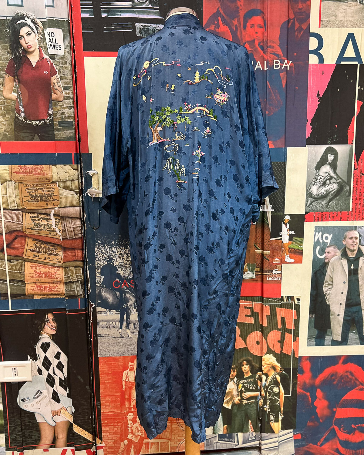 Kimono Con Ricamo Vintage - U