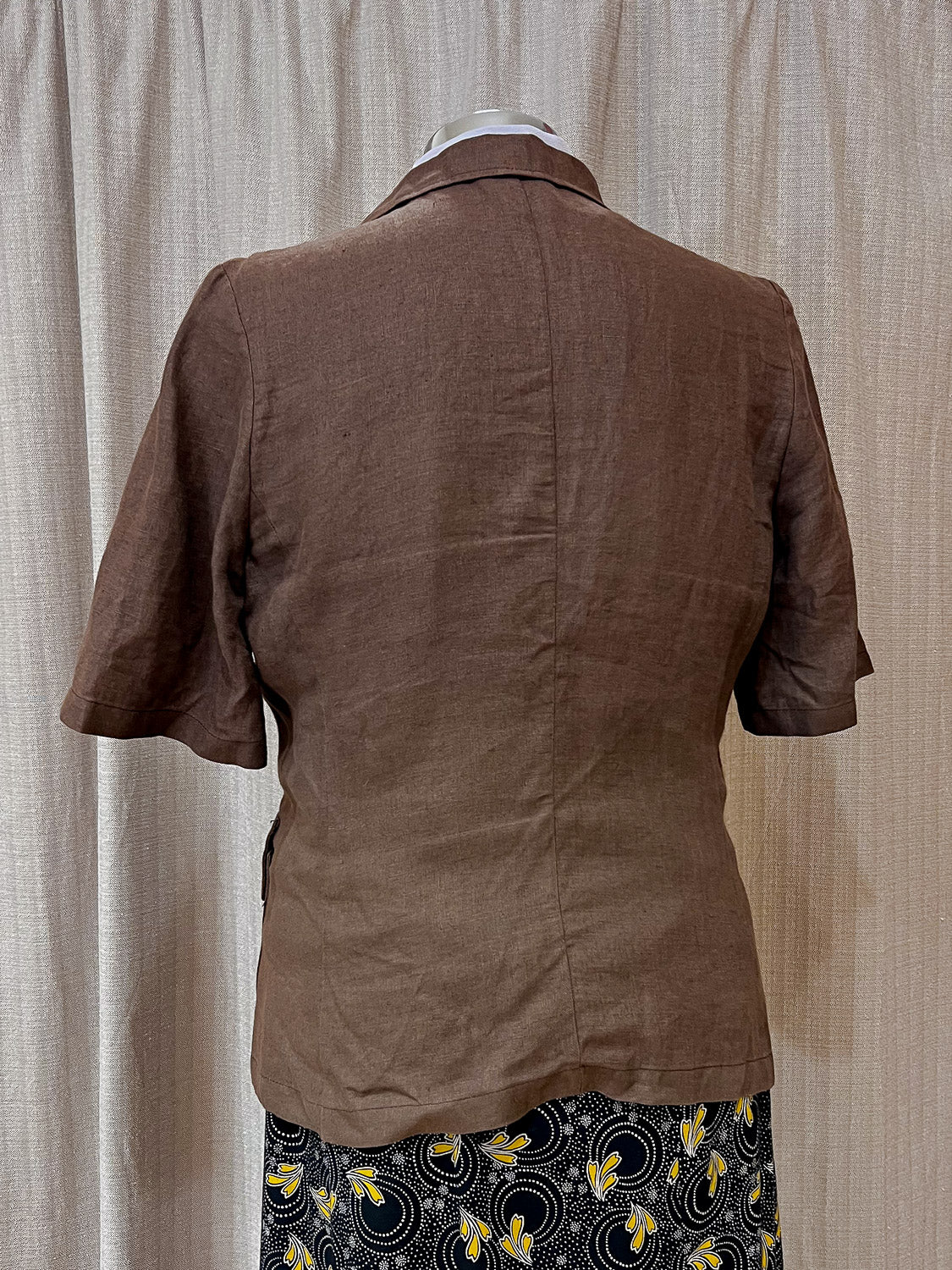 Blusa In Lino Vintage  M