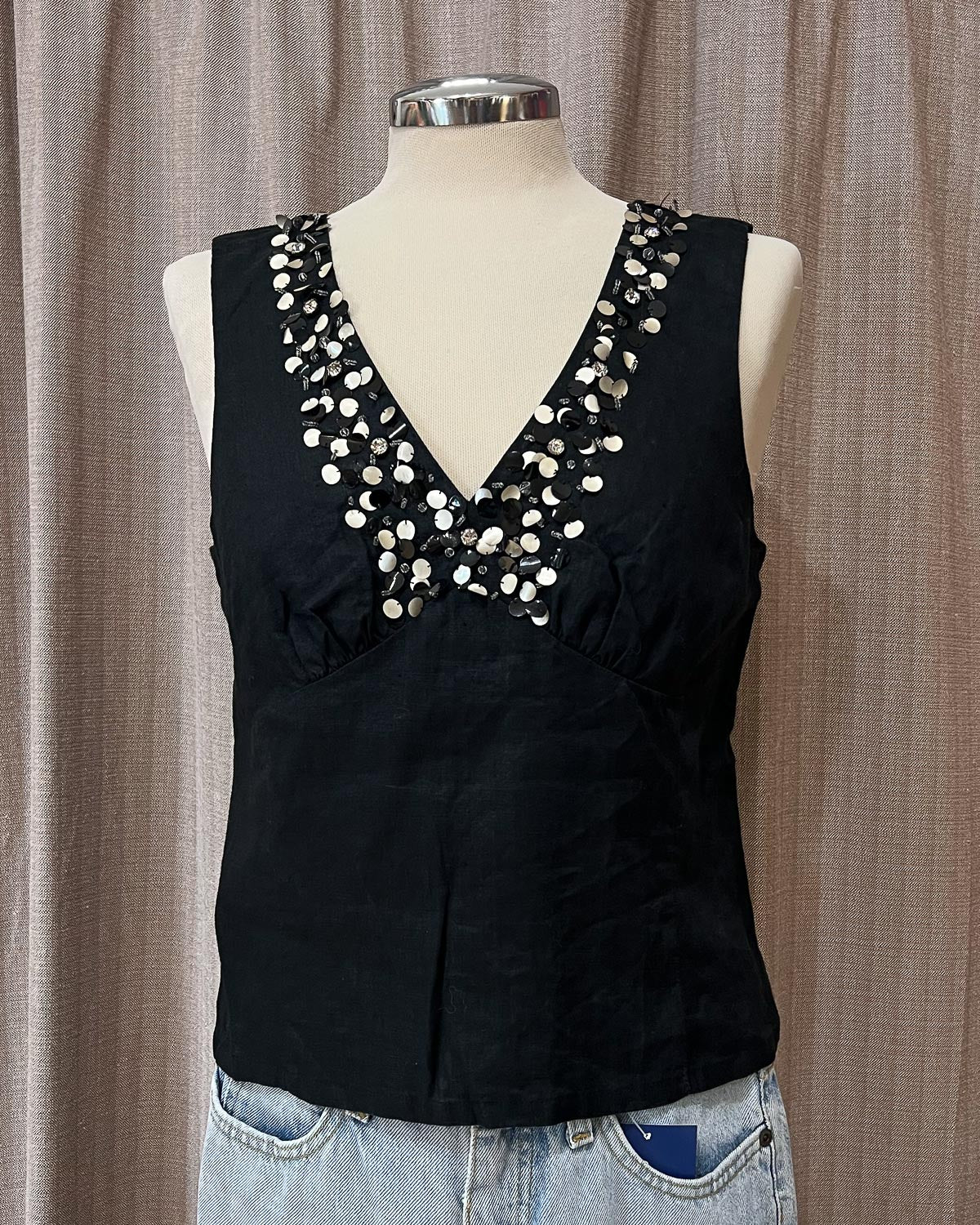 Top In Misto Lino  M