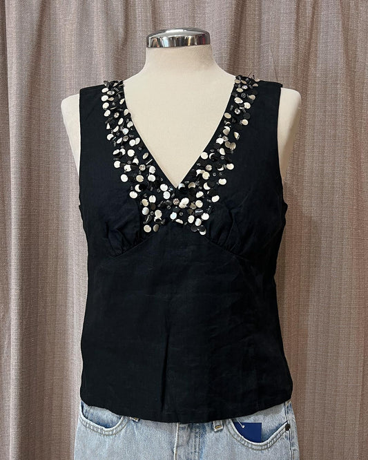 Top In Misto Lino  M