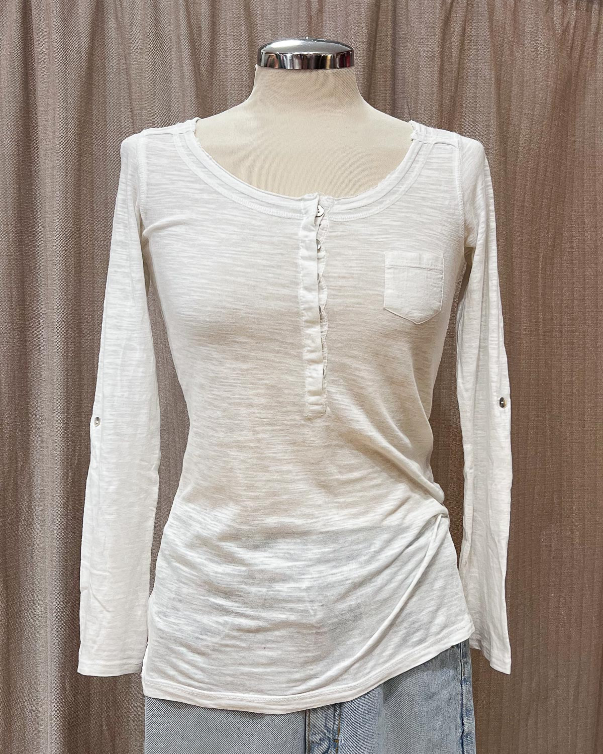 Tshirt Basic Con Scollo a V XS