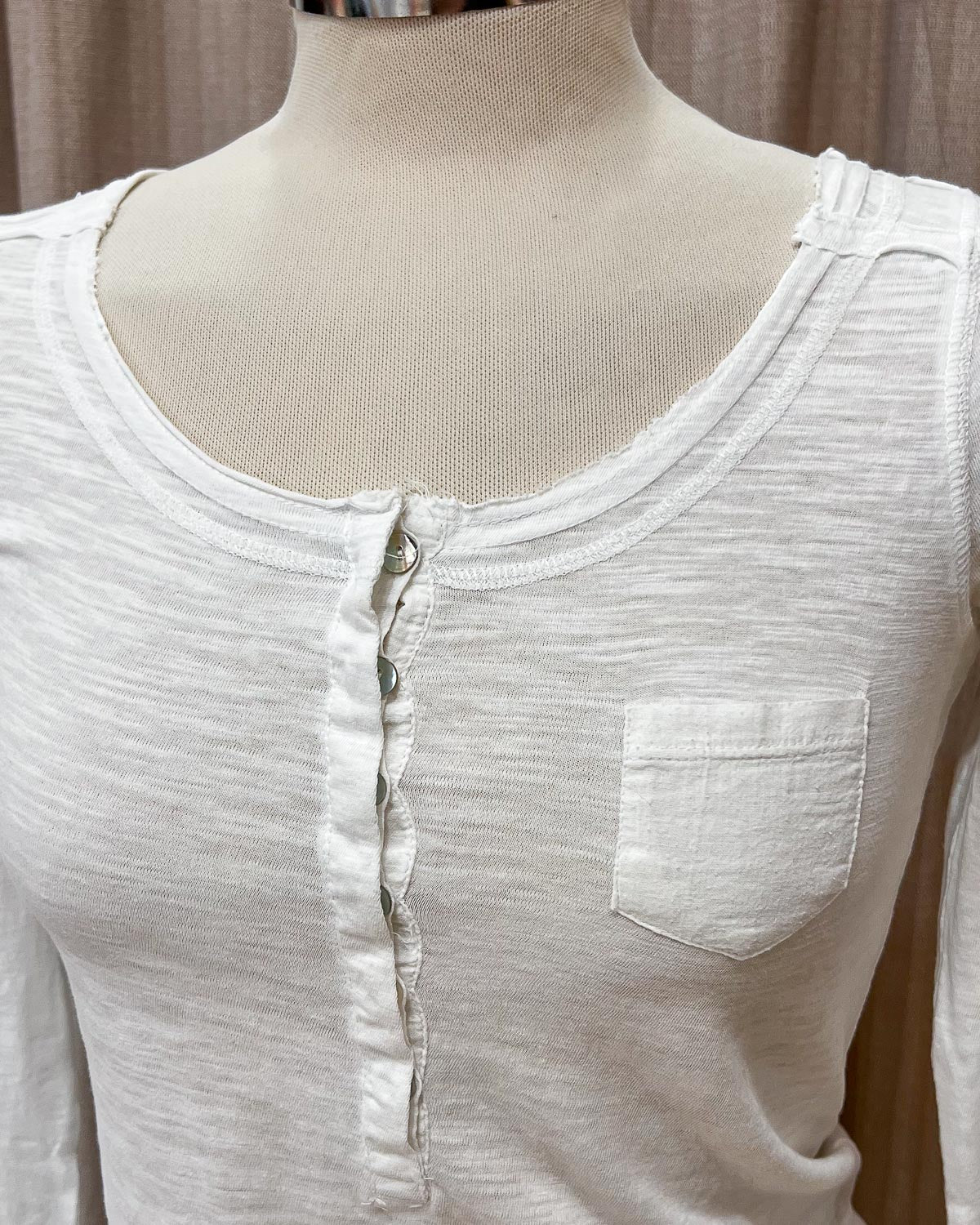 Tshirt Basic Con Scollo a V XS