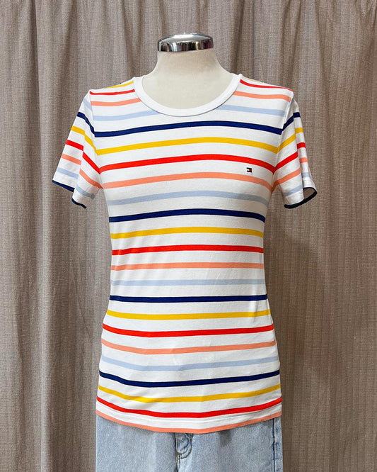 Tommy Hilfiger  Tee A Righe  M