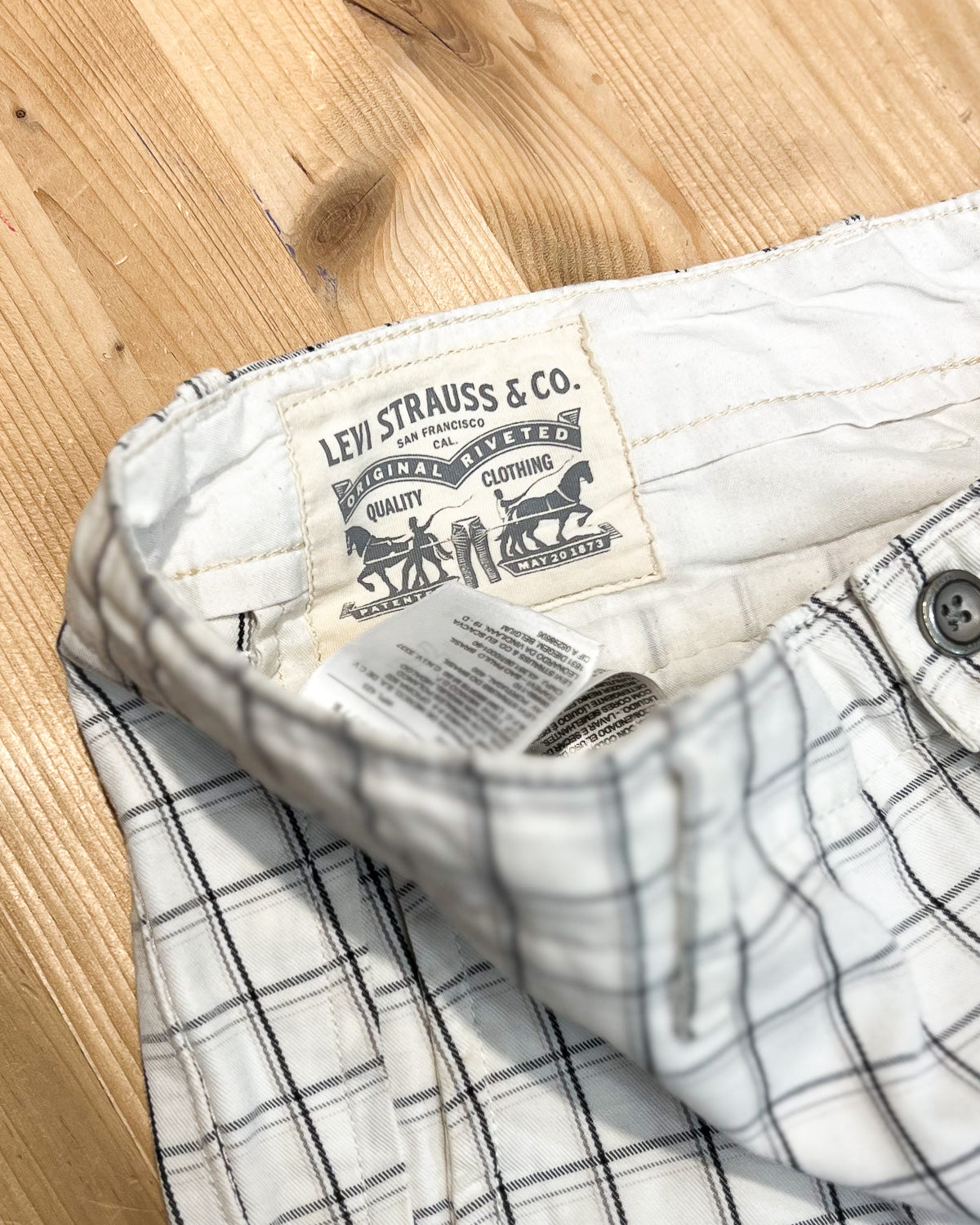 Levi’s  Cargo A Quadretti  XXL