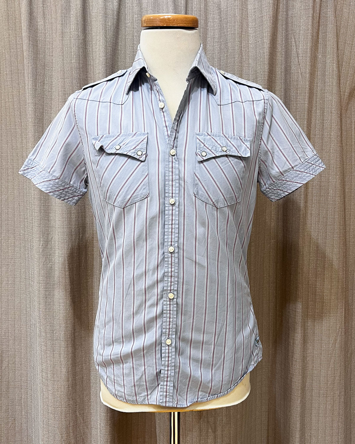 Diesel - Camicia Y2K a Righe  - M