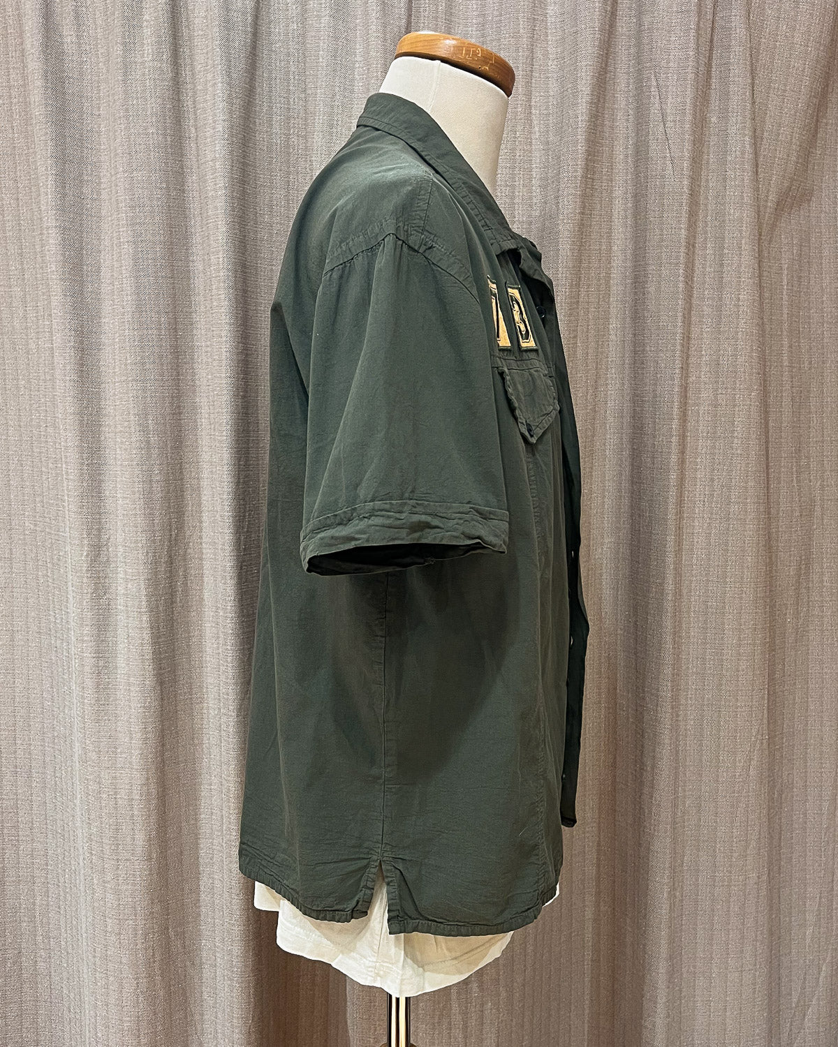 Camicia Con Patches Crop - L