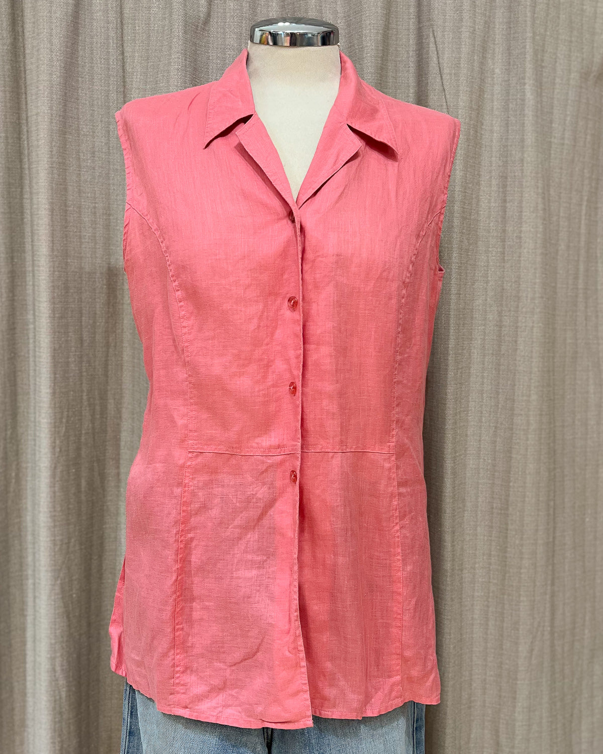 Camicia Giromanica In Lino - L