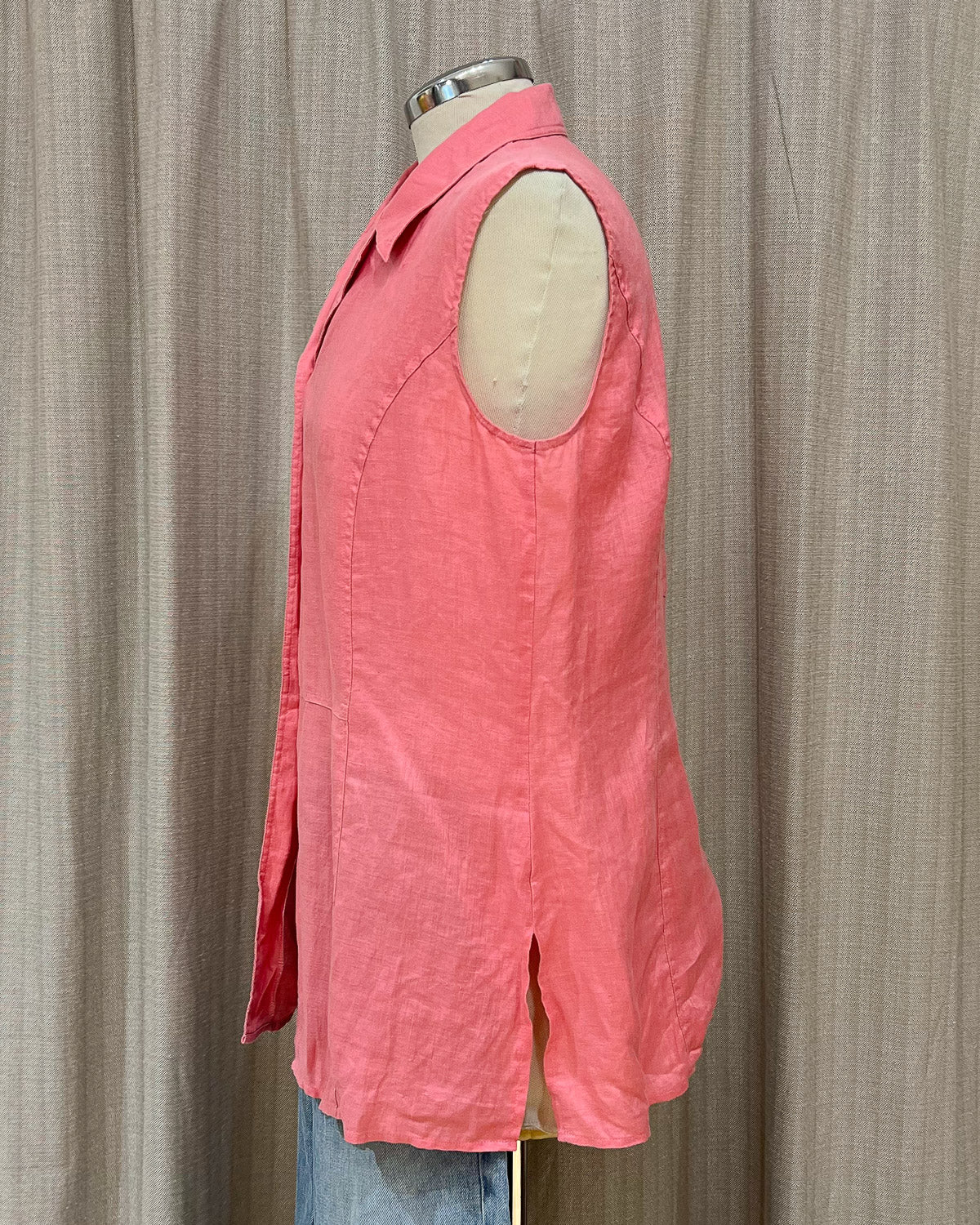 Camicia Giromanica In Lino - L