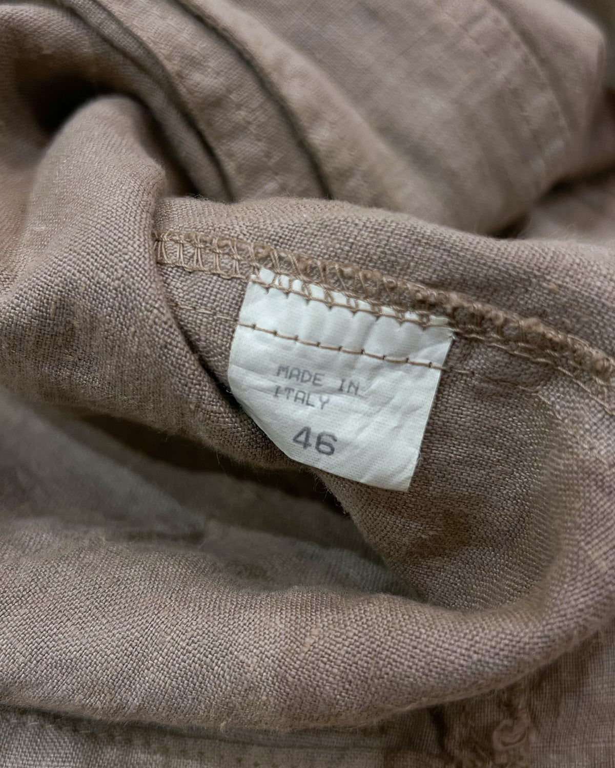 Gilet In Lino Vintage - L