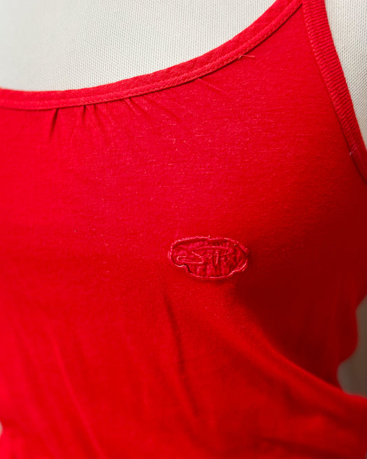Top Vintage Rosso - S