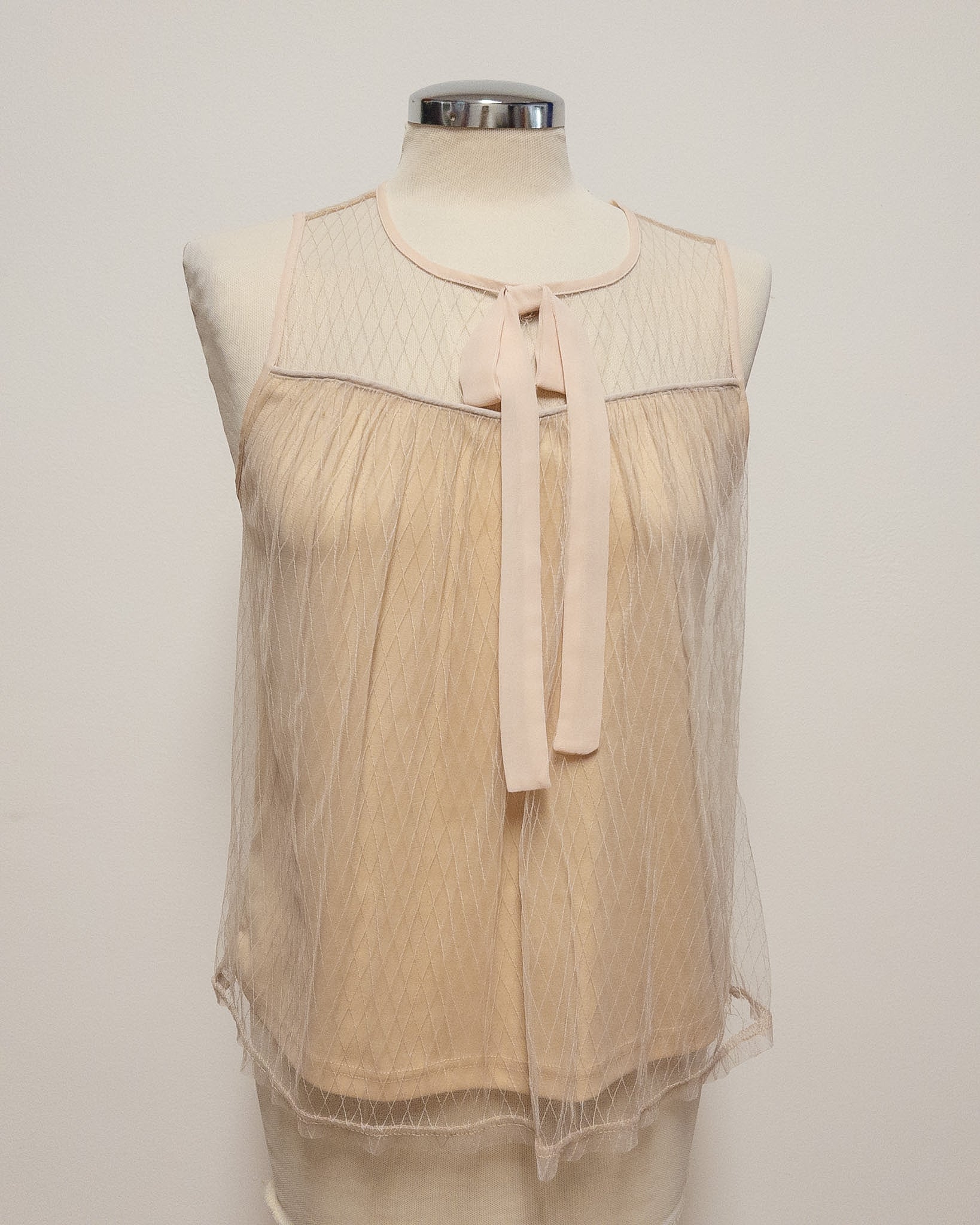 Top Con Cravattino  S/M
