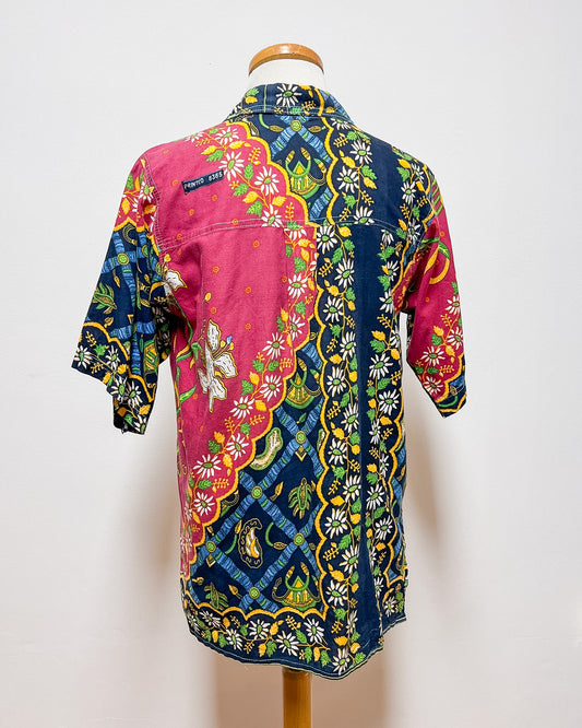 D&G  Camicia a Fiori 90s  XL