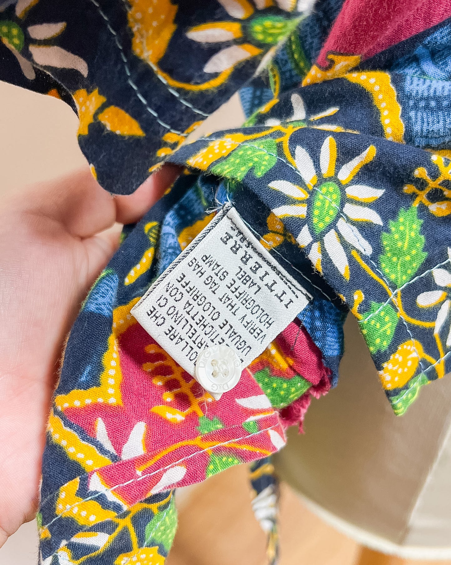 D&G  Camicia a Fiori 90s  XL