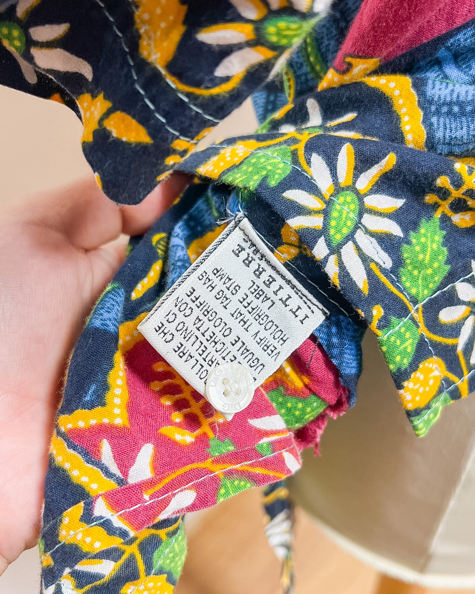D&G  Camicia a Fiori 90s  XL