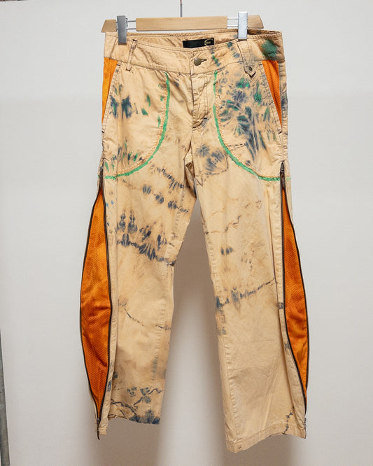 Just Cavalli  Reworked Pants con Inserti Arancio  M