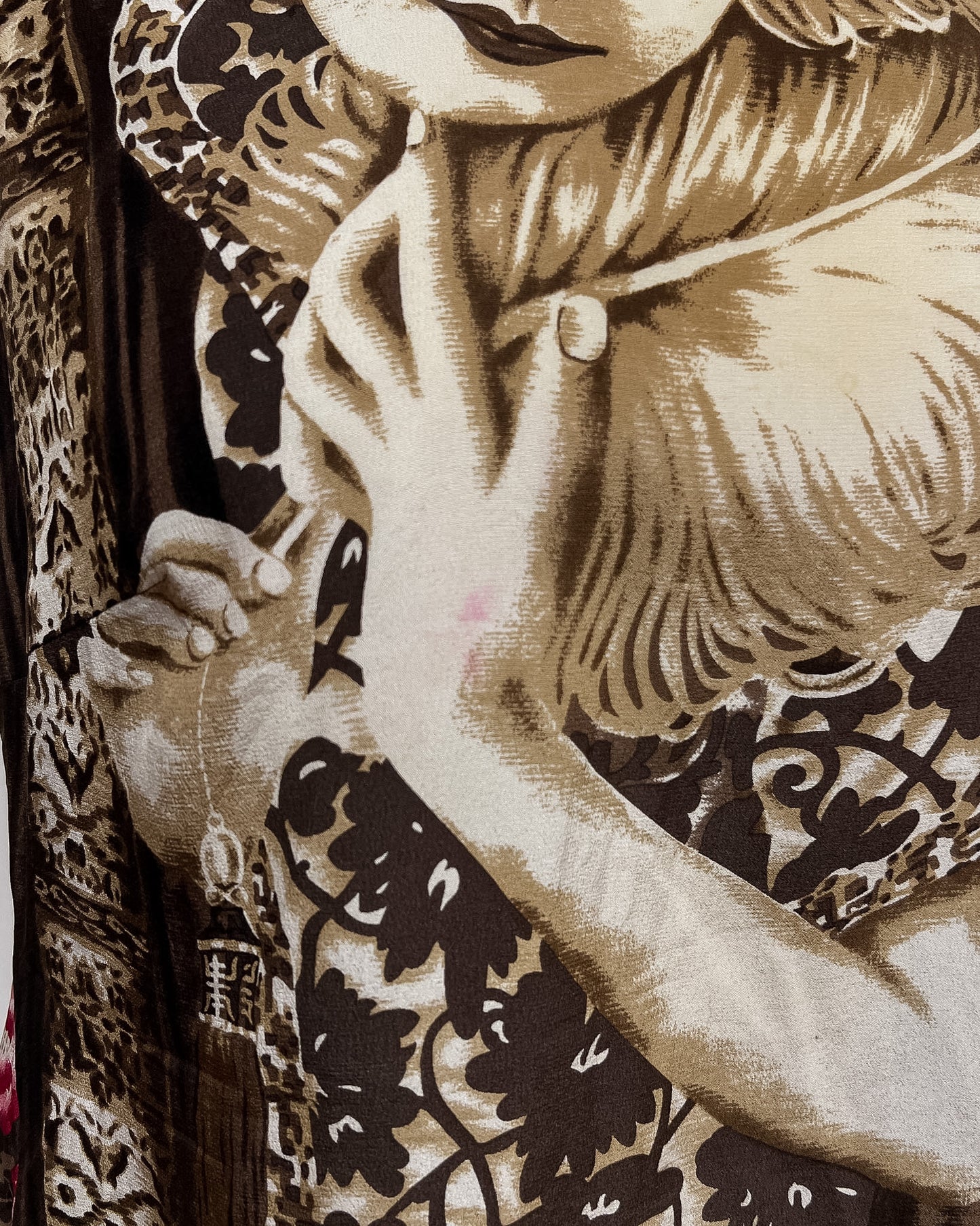 Gerard Darel  Top Grafico con Cravattino  S