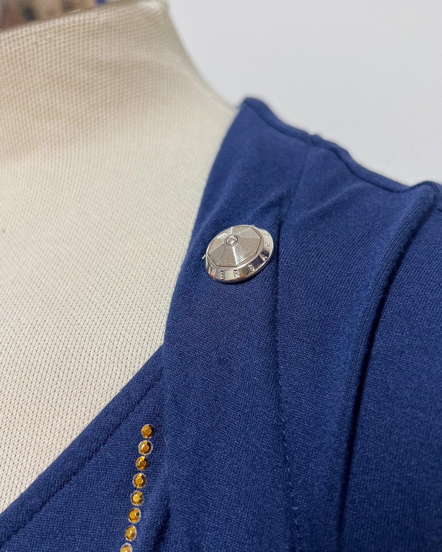 Versace Jeans  Maglia Lunga con Strass  L