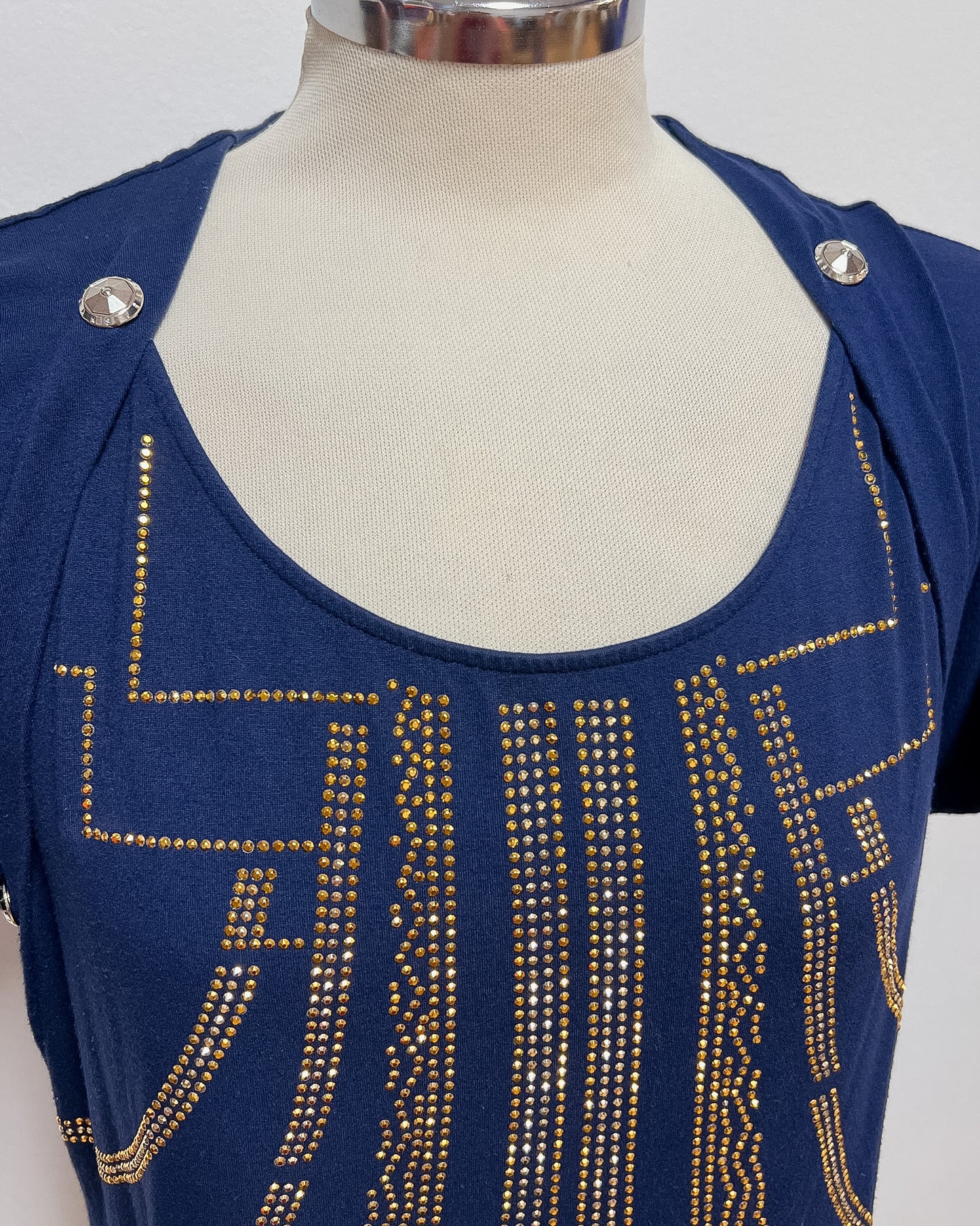 Versace Jeans  Maglia Lunga con Strass  L