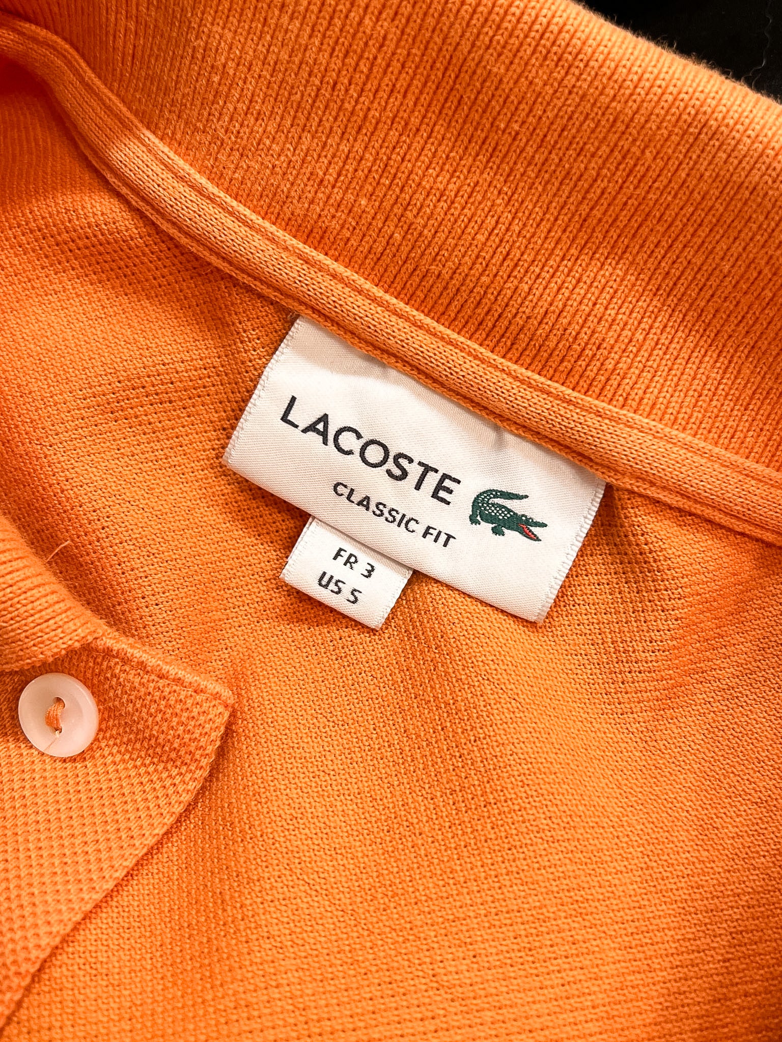 Lacoste  Polo Classic Fit Arancio  S