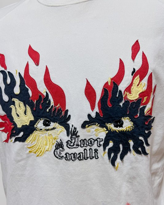 Just Cavalli  Vintage Tee Reworked  XL