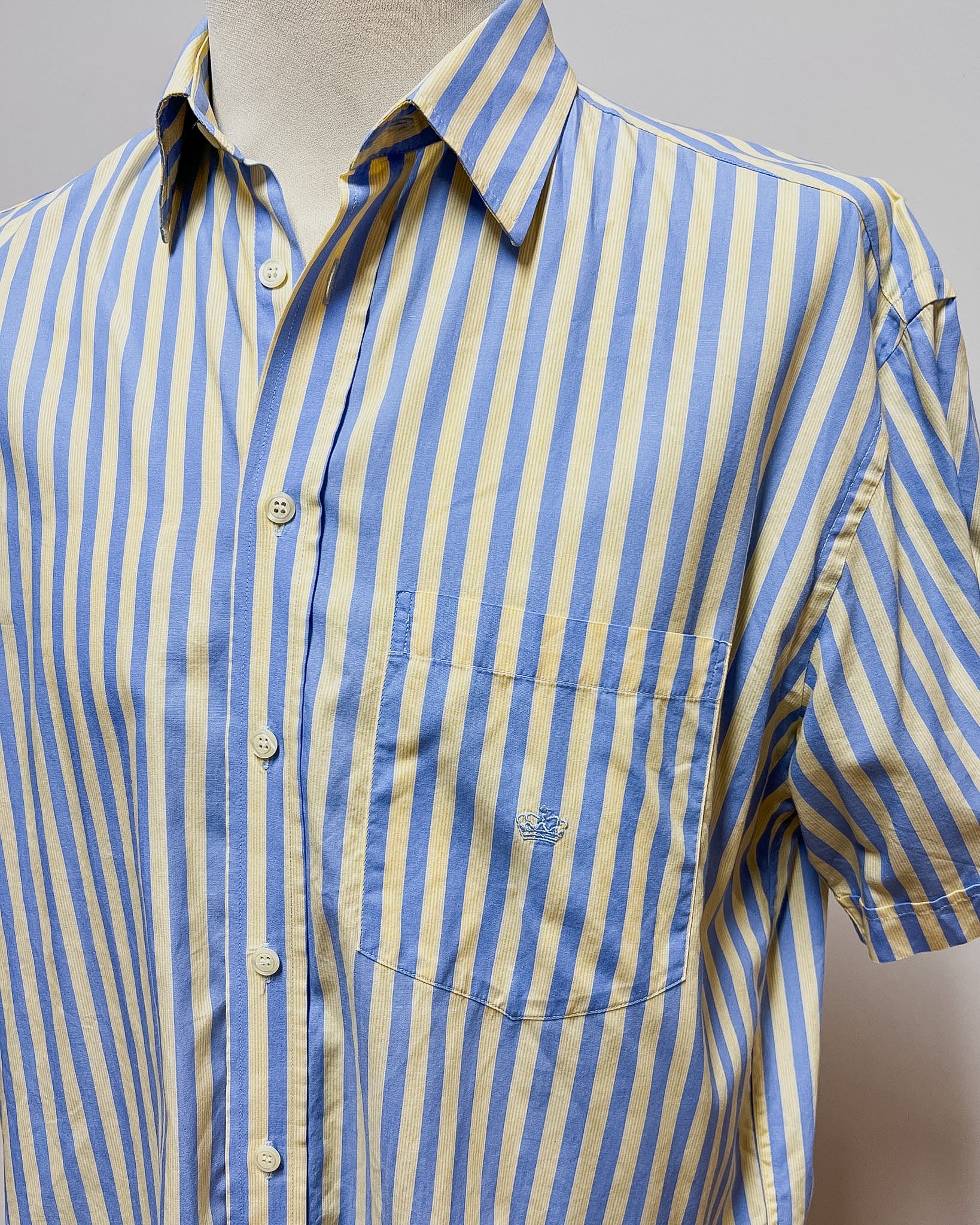 Camicia a Righe Puro Cotone Made in Italy  L
