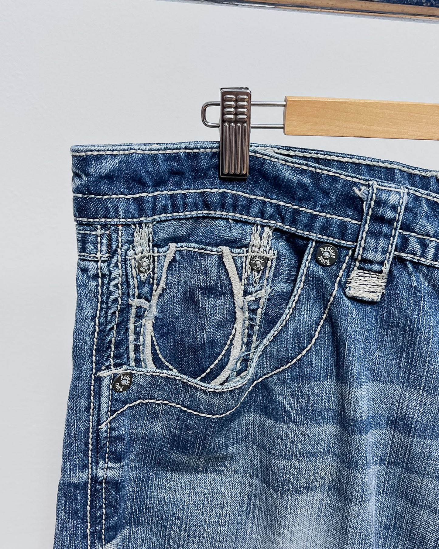 Antique River  Jorts Y2K  L
