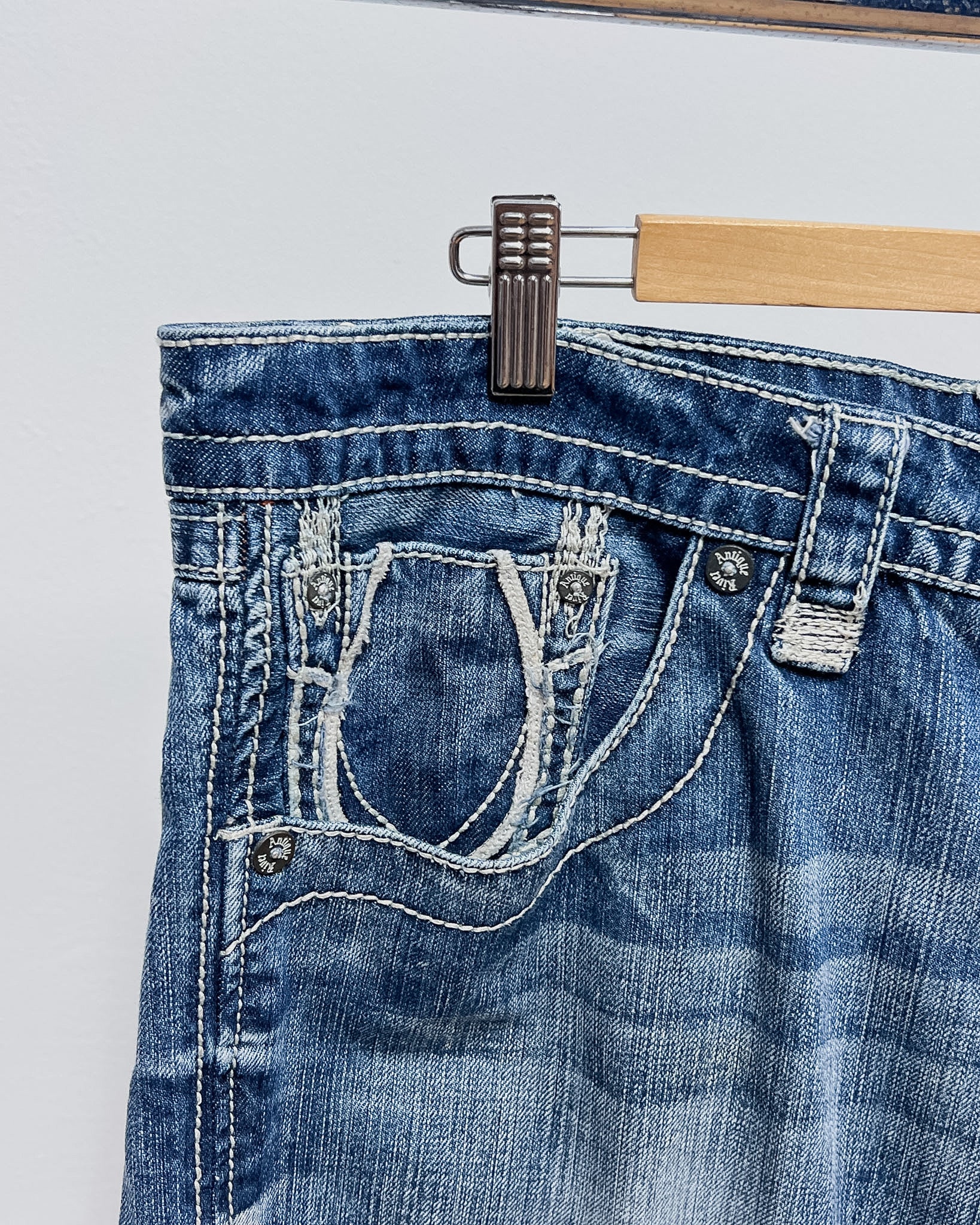 Antique River  Jorts Y2K  L
