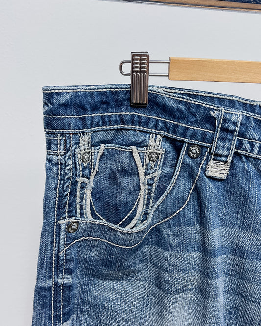 Antique River  Jorts Y2K  L