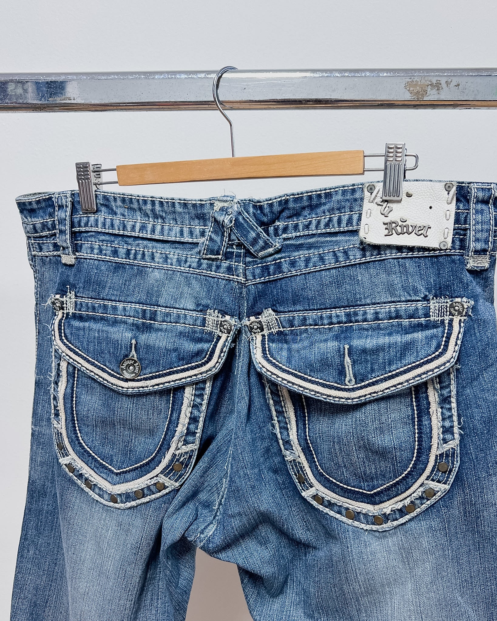 Antique River  Jorts Y2K  L