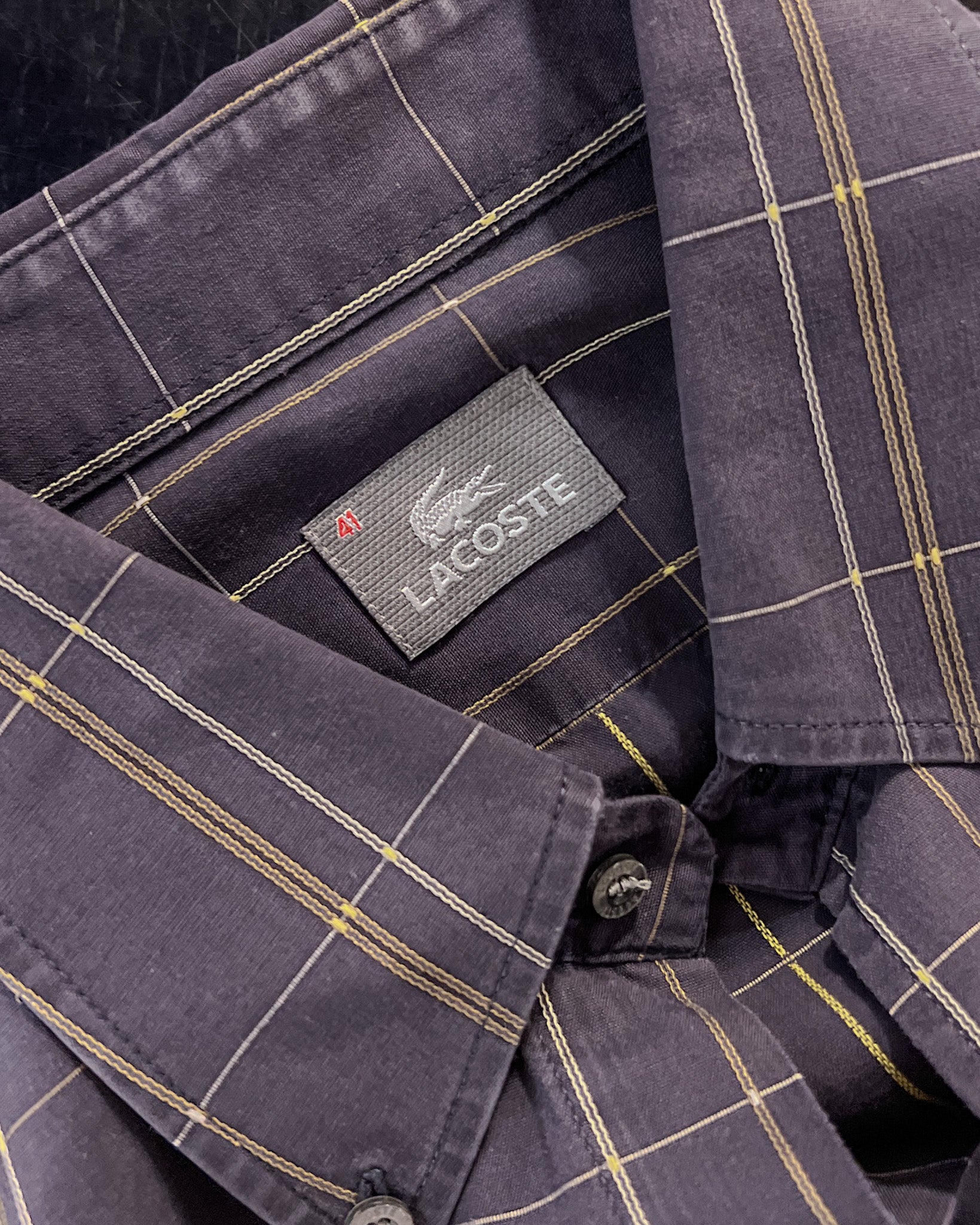 Lacoste  Camicia a Quadri  L